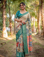 Elegant Tussar Silk Saree in Beige and Coral with Madhubani Pallu and Zari Accents